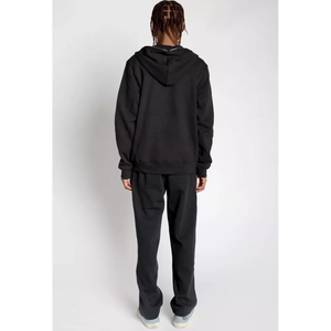 Sweat à capuche élégant pour homme 100 % coton, finition unie, personnalisable pour l'hiver, coupe classique, taille 3XL - Product Image 4