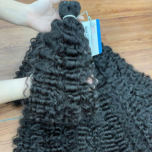 Extensions de cheveux humains vietnamiens 2025 en gros, cheveux bruts, couleur naturelle, cuticules alignées, boucles birmanes à la vapeur, sans nœuds - Product Image 4