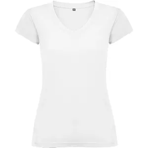 T-Shirt Personalizzata Victoria con Scollo a V per Promozioni - Product Image 1