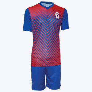 Uniformes de fútbol de poliéster Diseño personalizado Uniformes de fútbol de alta calidad Diseño de sublimación Uniformes de fútbol de entrenamiento - Product Image 1