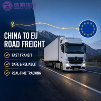 Expédition express internationale porte-à-porte DDP, transitaire de fret, Chine vers l'Europe, logistique routière transfrontalière