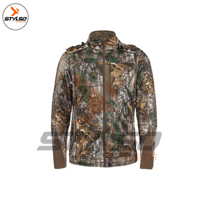 Veste tactique à coquille souple imperméable pour hommes Manteau extérieur imprimé camouflage pour la chasse en plein air, le camping et la randonnée Style d'ensemble - Product Image 3