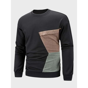 เสื้อสเวตเชิ้ตผู้ชายทรงปกติ คุณภาพสูง สไตล์สตรีทแวร์ ขายส่ง เสื้อผ้าลำลองผ้าฝ้าย - Product Image 5