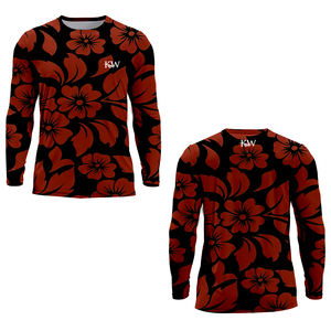 Camisa de pesca de protección solar hecha a medida para hombre, camisetas de pesca de torneo de sublimación de rendimiento, ropa de pesca deportiva - Product Image 3