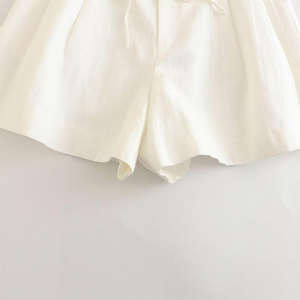 <b>Women</b> 2023 Summer New Chic Fashion Two Color Blend Casual Shorts Vintage High Waist Female <b>Skorts</b> For Men - Product Image 6