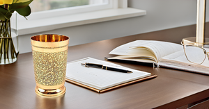 Diseñador en relieve Metal Latón Menta Julep Cup Goblet Vaso Suministros para fiestas Capacidad de 10 onzas Cada taza de metal - Product Image 3