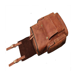 Sacs pour ordinateur portable en cuir robuste avec une construction solide et des coutures résistantes pour les professionnels, les affaires et les voyages quotidiens - Product Image 4