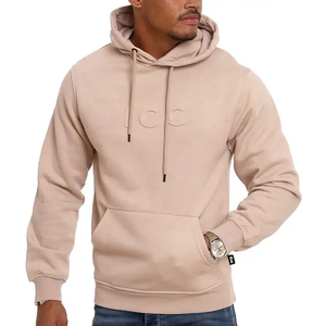 Blank 400/500 Gsm Heavyweight Drop Shoulder <b>Cropped</b> Pullover Hoodie Manufacturers 100% Cotton Oversized Puff Print Boxy Hoodie - Product Image 4