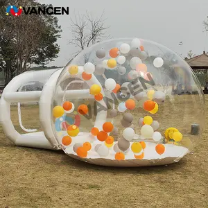 Kids Party Fun House Giant Clear Crystal Igloo Bubble Dome Inflatable Balloons House Transparent Inflatable Bubble Tent