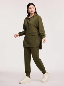Ensemble de survêtement élégant pour femmes, vêtements de sport, style streetwear, pour l'entraînement, le fitness et le quotidien décontracté - Product Image 6