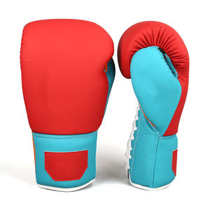 New Customizable Adult Boxing <b>Gloves</b> Hand Grips Lightweight Non-Slip Breathable Design Leather Material Printed Logo <b>Lace</b>-Up - Product Image 3