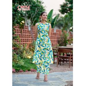 Conjunto de algodón de alta calidad con estampado de Co-Ord, ropa india y pakistaní para festivales, fiestas y ropa informal, precio - Product Image 1