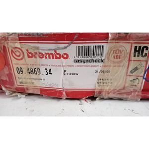 COPPIA DI DISCHI FRENO ANTERIORI MERCEDES Classe E W124 (93>97) 09.4869.34 Benzina - Product Image 5