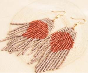 Luxury Quality <b>Emerald</b> Green Beaded Tassel Earrings - Product Image 2