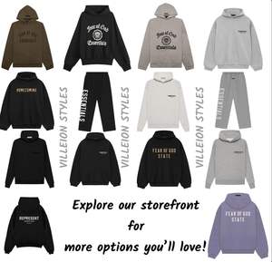 เสื้อฮู้ดแบบสวมศีรษะพิมพ์ลายสำหรับผู้ชายเสื้อสวมหัวพิมพ์ลายตัวตลกโอเวอร์ไซส์แบบลำลอง2025 - Product Image 6