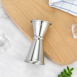Jigger Doble de Acero Inoxidable 304 Premium, 15ml y 22ml, Acabado Espejo, Borde Enrollado, Taza Medidora para Bar, Mixología, Venta al por Mayor - Product Image 3