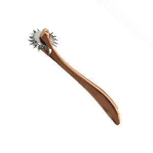 High Quality Wartenberg Neuro Pinwheel Gold Coated Handle <b>Stainless</b> <b>Steel</b> Instrument <b>Pin</b> Wheel Ticklers - Product Image 1