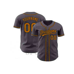 Kit de baseball pour hommes Ensemble complet de maillots et shorts respirants OEM ODM Nom de l'équipe personnalisé Kit de baseball disponible - Product Image 3