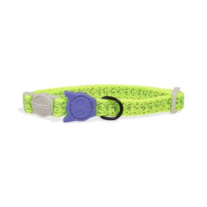 NOX Lumen Luxury <b>Pet</b> <b>Collar</b>-Water Proof Cotton Polyester Reflective Details Breakaway for Cats Dogs Available Solid Print - Product Image 4