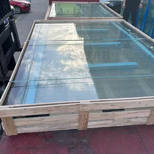 Dropshipping fabrikdirektverkauf transparentes glas led-display p20 einkaufszentrum ladenfenster werbedisplay