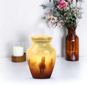 Horse Mini Urn for <b>Ashes</b> Women Burial for Adult Female Urn for Human Male <b>Keepsake</b> Funeral Urn Custom Size - Product Image 6