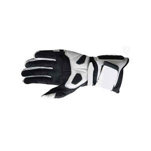 Gants de course pour moto, logo personnalisé, cuir véritable, doigts complets, antidérapants, résistants à l'usure, fermeture à boucle et crochet, unisexe - Product Image 3