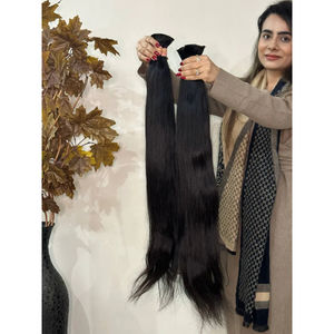 Vente en gros pas cher Prix Vierge Indien Remy Cheveux en vrac Droite Profonde/Large Vague Lâche Armure Style Ondulé Indien Paquets de Cheveux Humains - Product Image 1