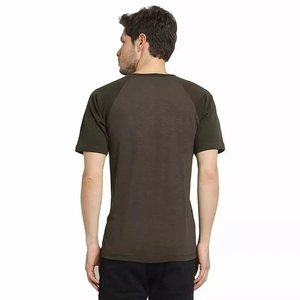 เสื้อยืดคอกลมผู้ชายลำลอง พิมพ์โลโก้ตามสั่ง หลายสี ผ้าฝ้าย 100% แขนปกติ คุณภาพสูง ป้องกันขนร่วง แห้งเร็ว - Product Image 3
