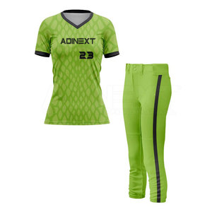 Uniforme de Softbol para Mujer, Talla Grande, 100% Poliéster, Ligero, Transpirable y Duradero, Más Vendido - Product Image 1