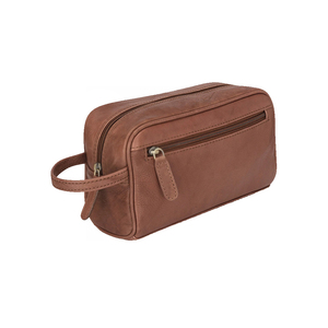 Vintage Leather Toiletry Bag for <b>Men</b> - Product Image 2