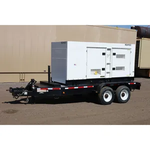 Groupe électrogène diesel 240 kW avec sélecteur de tension, remorquable, pour usage commercial, alimentation de secours - Product Image 1