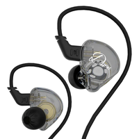 Écouteurs KZ Dawn, écouteurs intra-auriculaires avec basses profondes, écouteurs sportifs à réduction de bruit, casque HIFI