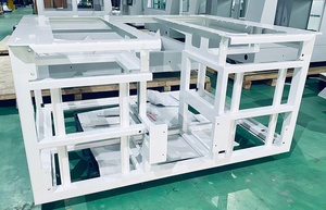 OEM Sheet Metal Fabrication <b>Machine</b> Powder Coating Finish Laser Bending Fiber for Engineering <b>Machine</b> Frame Customizable Parts - Product Image 5
