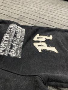 100% Cotton Flared Sweatsuit Oversized Hoodie Distressed Vintage <b>Sun</b> Faded Zip up Acid Wash Tracksuit for Men and Women - Product Image 3