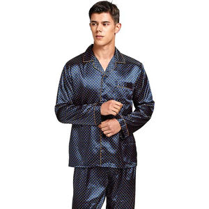 100% High Quality Long Sleeve Shirts & Pajama Sets Quick Dry Breathable Easy To Wear <b>Sleeping</b> Suits For Adults Boys - Product Image 5