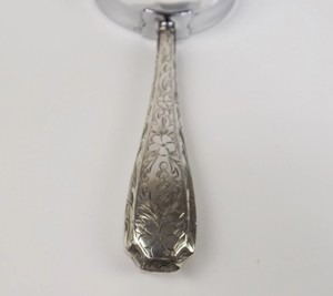 Aluminium Antique Vintage Sterling Silver Ornate Handle Hand Held Magnifying Glass <b>Desk</b> Top Collectible <b>Gift</b> - Product Image 5