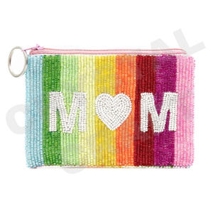 BOOT Bride Seed Beaded Coin Pouch Wallet Bel accessoire à la mode avec des caractéristiques d'accessoires à la mode - Product Image 5