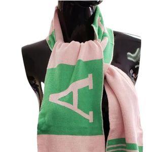 Pink Green Scarf Women Fashion Knit Winter Scarf Soft Warm <b>Wrap</b> <b>Shawl</b> Casual Outdoor Neck Accessory Stylish Apparel Wholesale - Product Image 6