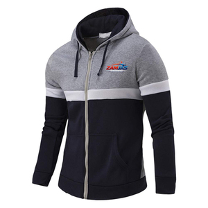 Sweat-shirts à fermeture éclair pour hommes de haute qualité, design personnalisé, couleur unie, vêtements décontractés, grandes tailles - Product Image 1