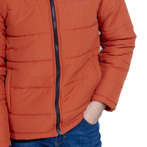 Vente en gros à prix réduit de la nouvelle veste d'hiver rembourré vêtements décontractés pour hommes veste chaude à couverture complète tissu polyester tissé Service OEM - Product Image 4