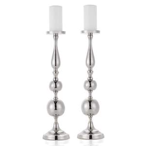 Bougie d'église moderne, pilier, porte-bâton, support de lampe en T décoratif, support de bougie de luxe en métal fantaisie, bougeoir en aluminium - Product Image 4