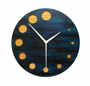 Horloge de Sublimation murale en bois naturel, Design Unique, vente en gros, Surface en bois vierge revêtu - Product Image 2