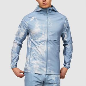 Personalizado de alta calidad 95% poliéster 5% Spandex chaquetas a prueba de viento tejido de cuatro vías estiramiento ropa deportiva chándales ligeros para hombres - Product Image 2