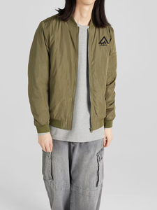 Blouson de moto personnalisé pour homme avec col montant enduit, nouvelle collection automne, à capuche, vente en gros, design tendance, 100% coton AKO - Product Image 5