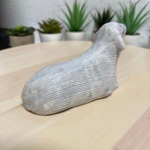 YEEYAYA in ottone intagliato a mano agnello di pecora statua di Design Art Deco scultura in legno per la decorazione di casa fattoria animali figurine per la decorazione della camera - Product Image 6