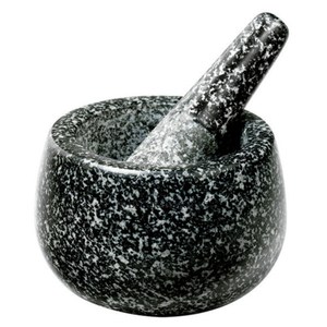 Eye Catching Look Black <b>Color</b> Superior Quality Marble Made Mortar And Pestle Kitchen Usage Gadget Herbs And Spice Grinder Supply - Product Image 2