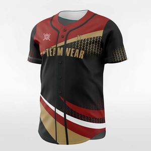 Camiseta de béisbol barata de manga corta al por mayor, sublimación y bordado, fabricante de uniformes de béisbol. - Product Image 3