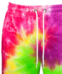 Pantalones Cortos Tie Dye 2026 Personalizados con Tu Propio Diseño de Logotipo, Bolsillos Traseros, Tie Dye Unisex para Hombre y Mujer, Pantalones Cortos Tie Dye para Hombre - Product Image 3