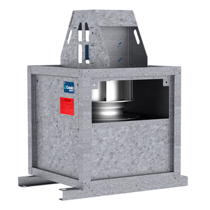 DHUMAT 450 T4 1,1kW F400 ha certificato il ventilatore 400 °C/2h fuori dell'area pericolosa, involucro in acciaio zincato con porta di ispezione; Gamma - Product Image 1