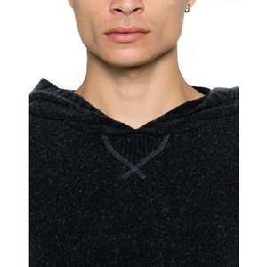 เสื้อมีฮู้ดผ้าขนแกะเมอริโนสำหรับผู้ชายผ้าแคชเมียร์แบบถักสไตล์คลาสสิกใส่สบายออกแบบได้ตามต้องการ - Product Image 5